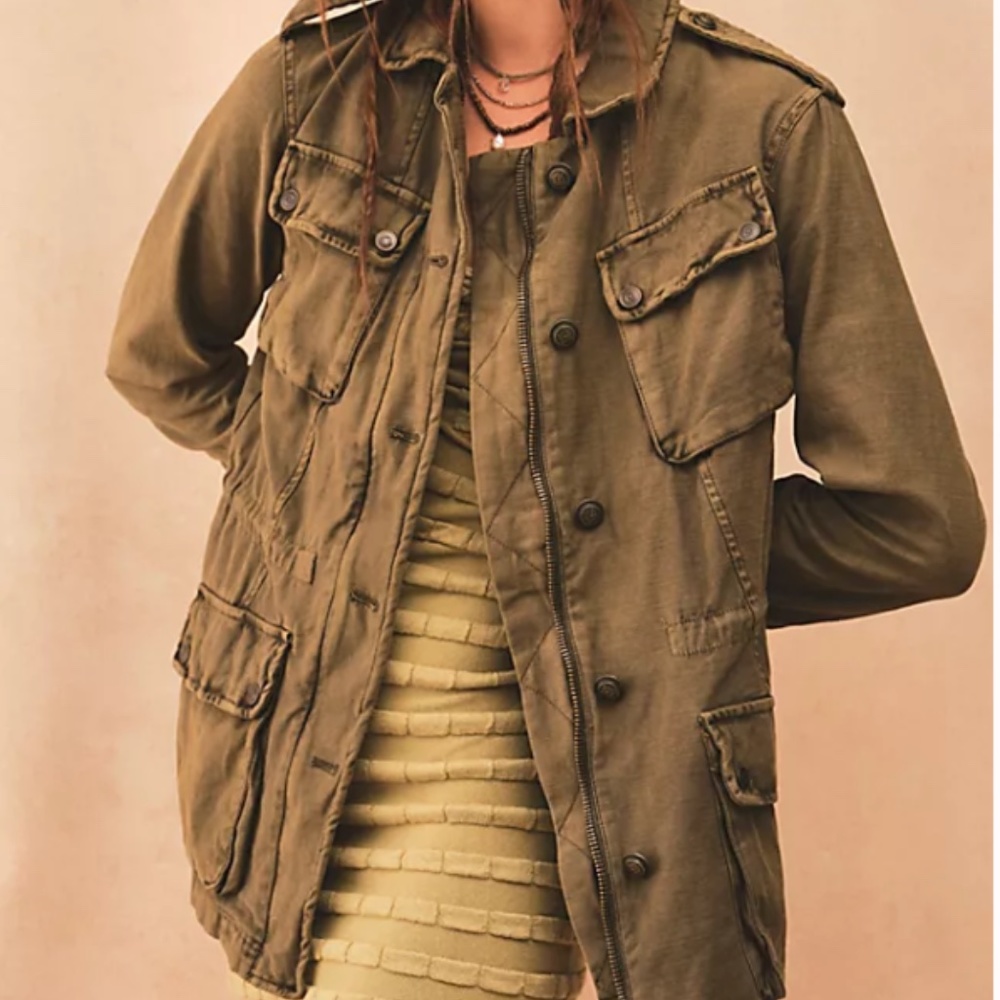 Free People Not Your Brother's Surplus Jacket